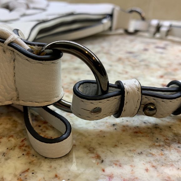 Tahari Exclusive Parks Small Hobo Bag White - Picture 5 of 8